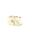 Gucci GG Marmont mini shoulder bag in cream color quilted leather - 00pp thumbnail