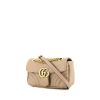 Bolso bandolera Gucci GG Marmont mini en cuero acolchado de color marrón glacial - 00pp thumbnail