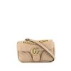 Gucci GG Marmont mini shoulder bag in brown quilted leather - 360 thumbnail