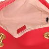 Borsa a tracolla Gucci GG Marmont mini in pelle trapuntata rossa con decori geometrici - Detail D3 thumbnail