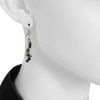 Paire de pendants d'oreilles H. Stern Lizard en or jaune et tourmalines - Detail D1 thumbnail