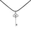 Tiffany & Co Clé Couronne pendant in white gold and diamonds - 00pp thumbnail