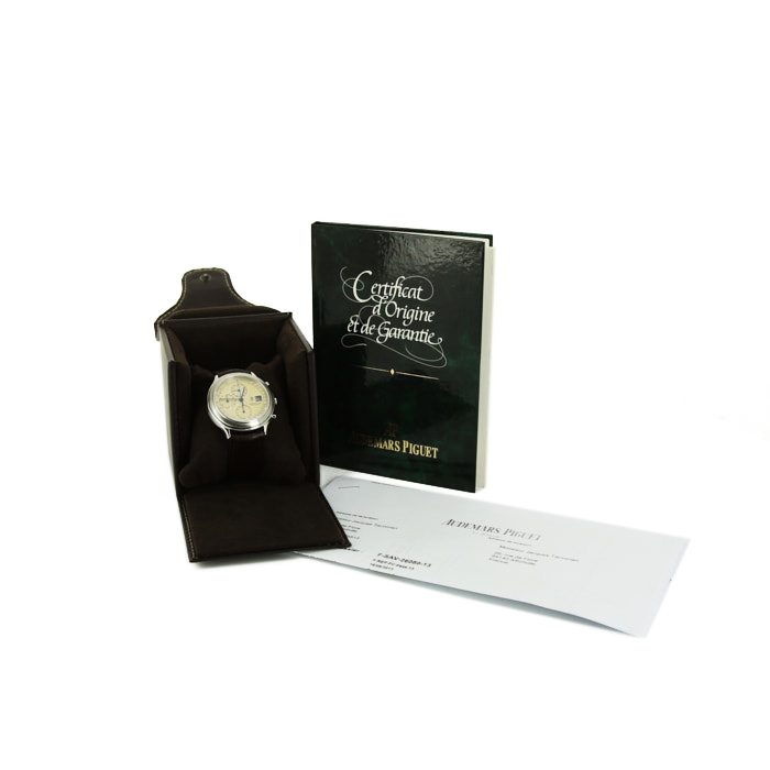 Audemars Piguet Huitième Chronograph watch in stainless steel Ref:  75506 Circa  1995