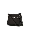 Hermes Tudu Black Mini Shoulder Bag Pochette Diagonal Leather HERMES
