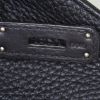 Borsa bisaccia Hermes Jypsiere 28 cm modello piccolo in pelle togo nera - Detail D4 thumbnail