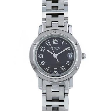 Reloj Hermes Clipper de acero Ref :  CL4.210 Circa  2000