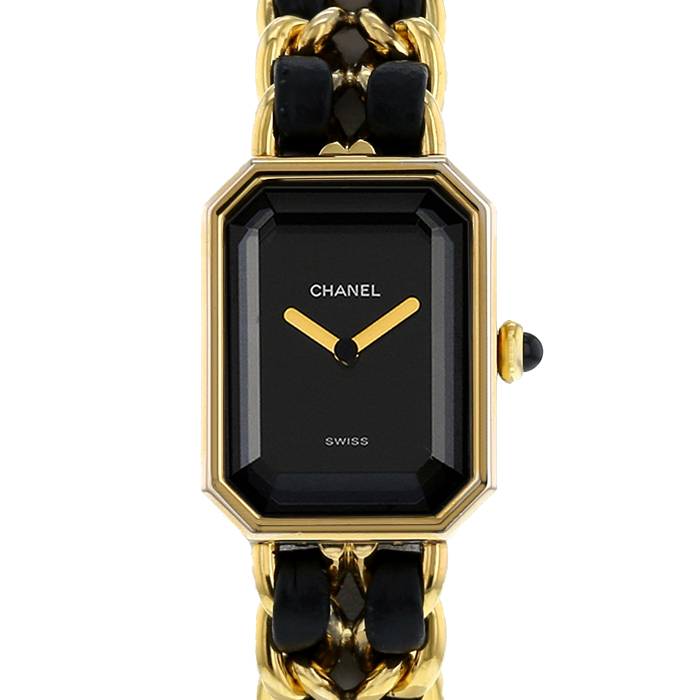 Orologio Chanel Première  taglia M in oro placcato Circa  1990