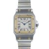 Reloj Cartier Santos Galbée de oro y acero Ref :  1057930 Circa  1990 - 00pp thumbnail