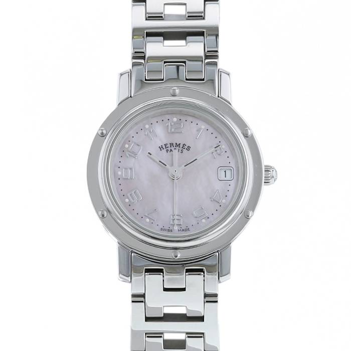 Reloj Hermes Clipper de acero Ref :  CL4.210 Circa  1990 - 00pp
