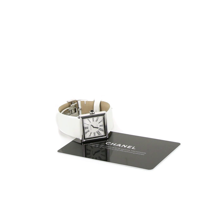 Chanel Mademoiselle watch in stainless steel Ref:  H1666 Circa  2006 - Detail D2