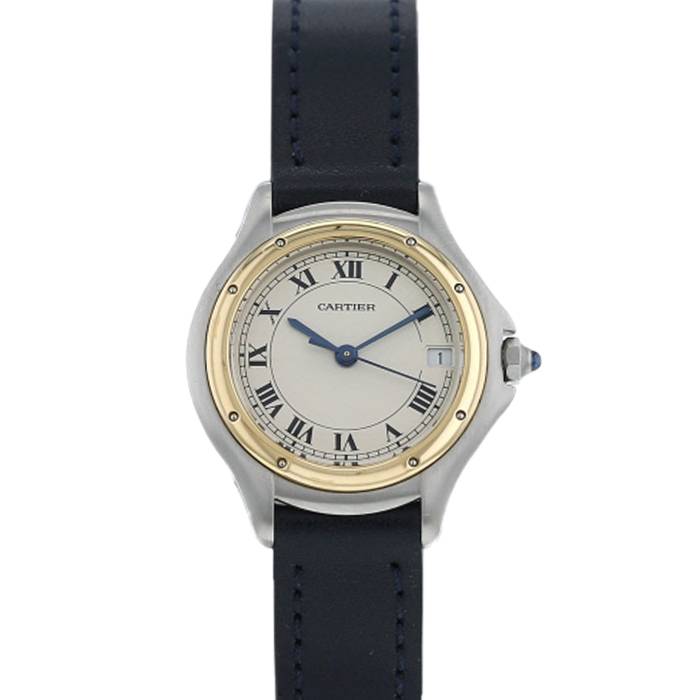Cartier Cougar watch in gold and stainless steel Ref:  187906 Circa  1990 - 00pp