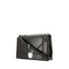 Dior Diorama shoulder bag in black smooth leather - 00pp thumbnail