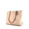 Shopping bag Dior Dior Soft in pelle cannage rosa pallido - 00pp thumbnail