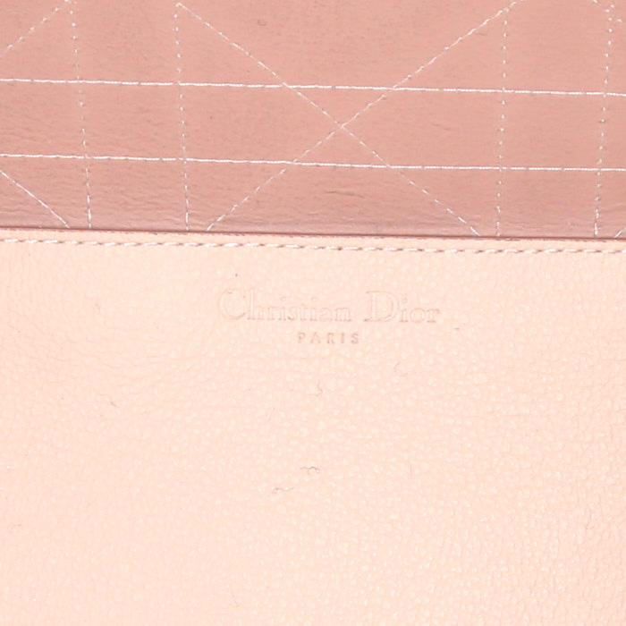 Sac cabas Dior en cuir cannage rose-pale - Detail D3