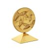 Giò Pomodoro, multiple sculpture, in gilded bronze, Stefano Johnson edition, of 1984 - 00pp thumbnail