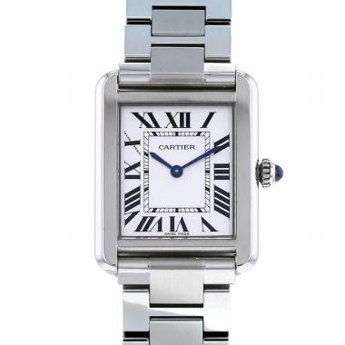 Orologio Cartier Tank Solo e acciaio Ref :  3170 Circa  2019