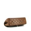 Chanel 2.55 shoulder bag in brown quilted leather - Detail D5 thumbnail