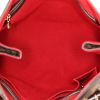 Louis Vuitton Hampstead handbag in ebene damier canvas and brown leather - Detail D2 thumbnail