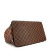 Bolso de mano Louis Vuitton Hampstead en lona a cuadros ébano y cuero marrón - Detail D4 thumbnail