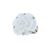 Chanel Camelia medium model ring in agate and white gold - 00pp thumbnail