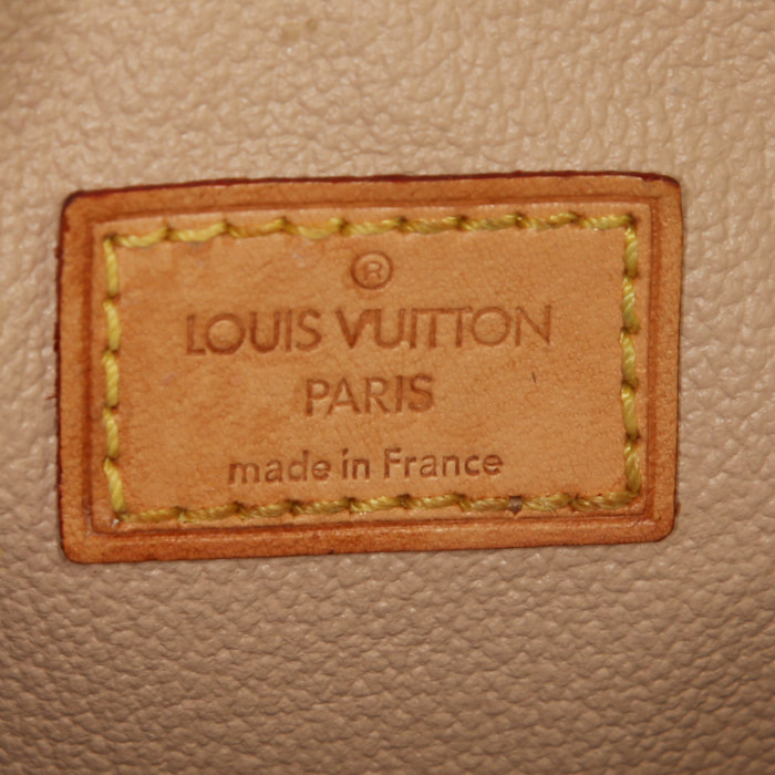 Louis Vuitton in tela monogram marrone e pelle naturale - Detail D3