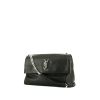 Saint Laurent West Hollywood shoulder bag in black grained leather - 00pp thumbnail