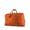 Hermes Victoria travel bag in orange leather taurillon clémence - 00pp thumbnail