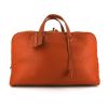 Bolsa de viaje Hermes Victoria en cuero taurillon clémence naranja - 360 thumbnail