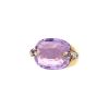 Pomellato Pin Up ring in pink gold,  amethyst and sapphires - 00pp thumbnail