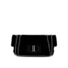 Chanel 2.55 handbag in black velvet - 360 thumbnail