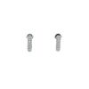 Tiffany & Co Etoile small hoop earrings in platinium and diamonds - 00pp thumbnail