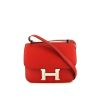 Hermès  Constance large model  shoulder bag  in red Swift leather - 360 thumbnail