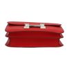 Bolso bandolera Hermès  Constance modelo grande  en cuero swift rojo - Detail D1 thumbnail