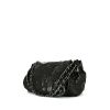 Chanel handbag in black quilted leather and black patent leather - 00pp thumbnail