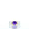 Tiffany & Co ring in silver,  yellow gold and amethyst - 360 thumbnail