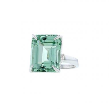 Sortija Tiffany & Co Sparklers en plata y cuarzo verde
