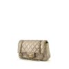 Chanel Mini Timeless handbag in pink quilted iridescent leather - 00pp thumbnail
