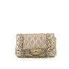 Chanel Mini Timeless handbag in pink quilted iridescent leather - 360 thumbnail