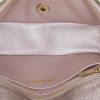Chanel Mini Timeless handbag in pink quilted iridescent leather - Detail D2 thumbnail