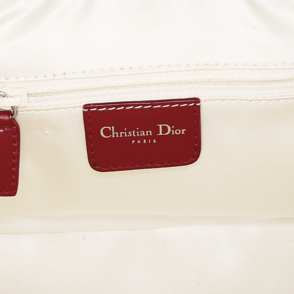 Sac à main Dior Détective en cuir rouge - Detail D3