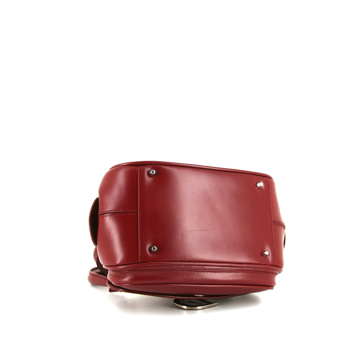 Sac à main Dior Détective en cuir rouge - Detail D4