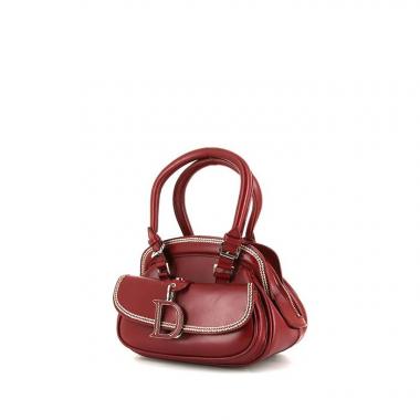 Sac à main Dior Détective en cuir rouge