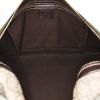 Pochette-ceinture Gucci en toile monogram beige et cuir marron - Detail D2 thumbnail
