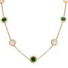 Bulgari Bulgari necklace in pink gold, mother of pearl and jade - 00pp thumbnail
