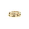 Flexible Dior Gourmette large model ring in yellow gold - 00pp thumbnail