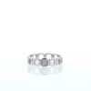 Sortija Dinh Van Impression Domino en oro blanco y diamantes - 360 thumbnail