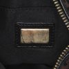 Bolso de mano Fendi Zucca en lona Monogram marrón y negra y cuero negro - Detail D3 thumbnail
