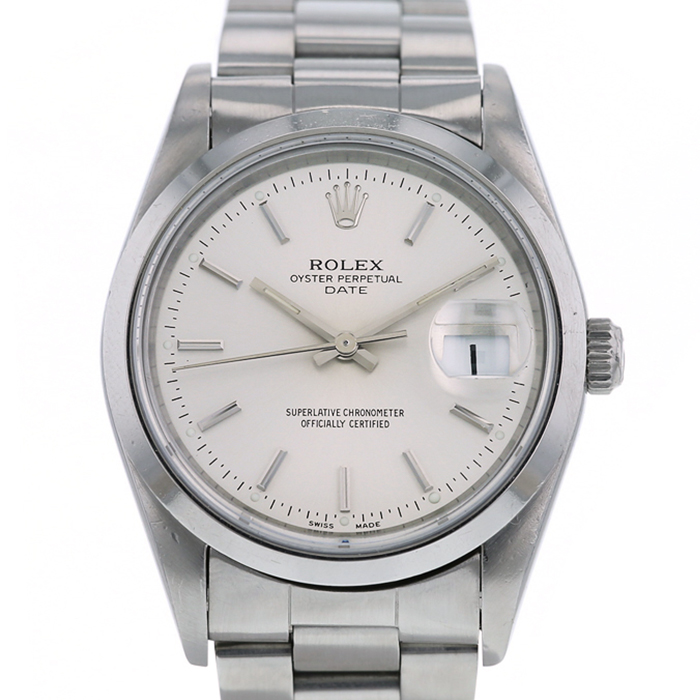 Montre Rolex Oyster Perpetual Date en acier Ref: 15200 Vers 1993 - 00pp