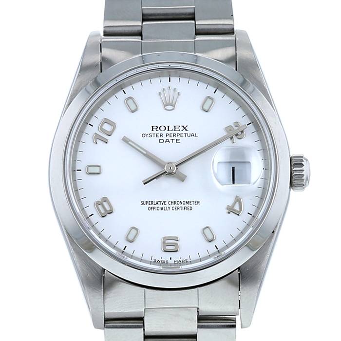 Montre Rolex Oyster Perpetual Date en acier Ref: 15200 Vers 2000 - 00pp