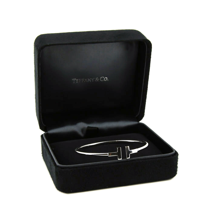 Bracelet Tiffany & Co Wire en or blanc - Detail D2